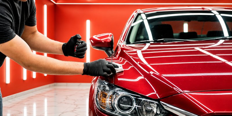 Нанесение керамического покрытия в студии LR Detail