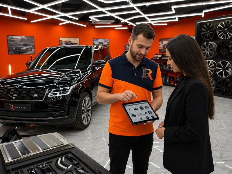 Подбор деталей из каталога в студии LR Detail